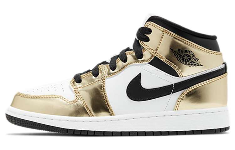 Jordan Air Jordan 1 Mid Metallic Gold GS