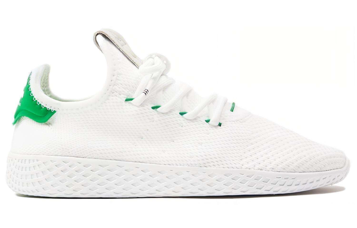 Pharrell Williams X Adidas Originals Tennis Hu White Green