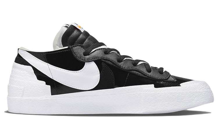 Sacai X Nike Blazer Low Black Patent Leather