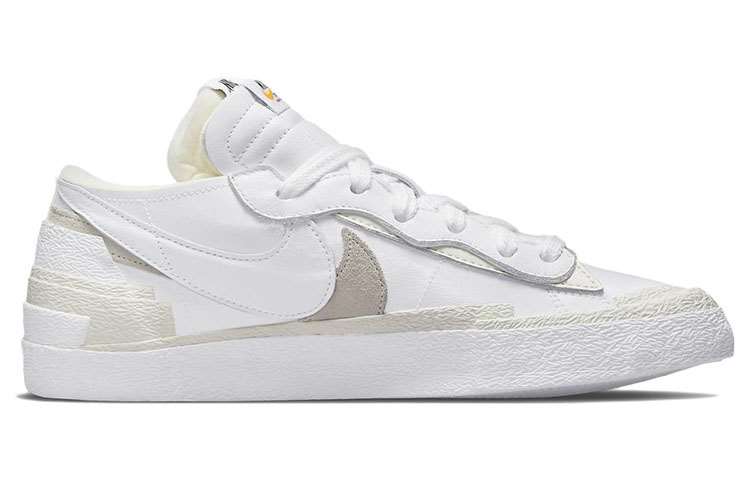 Sacai X Nike Blazer Low "White Patent Leather"