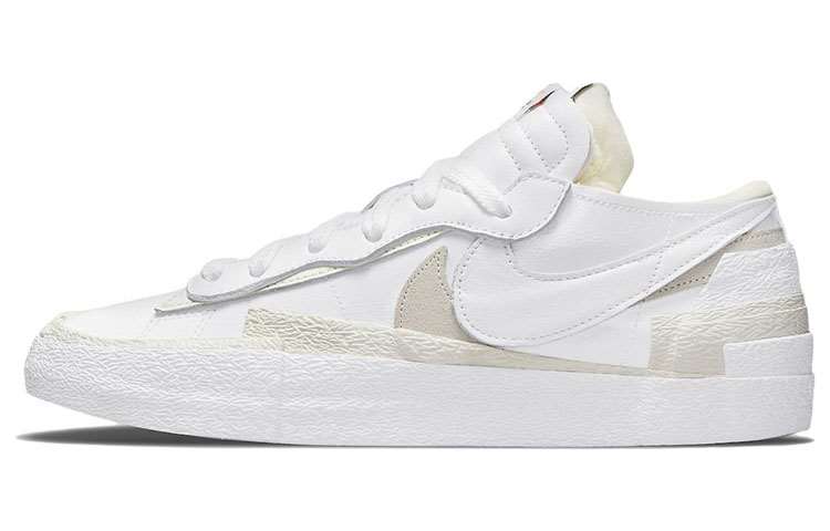 Sacai X Nike Blazer Low "White Patent Leather"